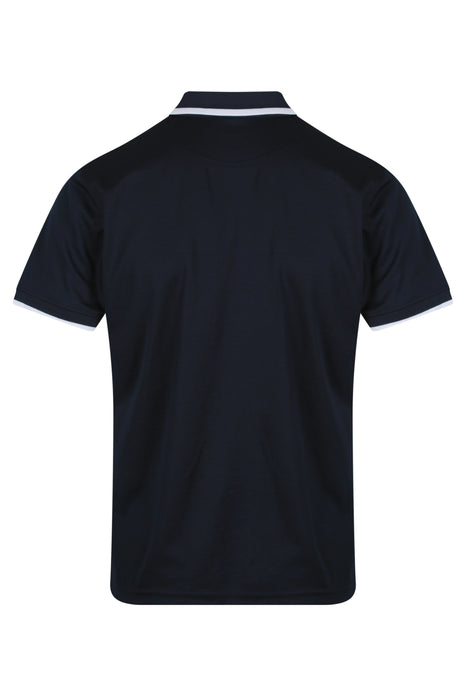 PORTSEA MENS POLOS - NAVY/WHITE