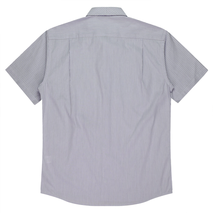 BAYVIEW MENS SHIRT SHORT SLEEVE - WHITE/PINK