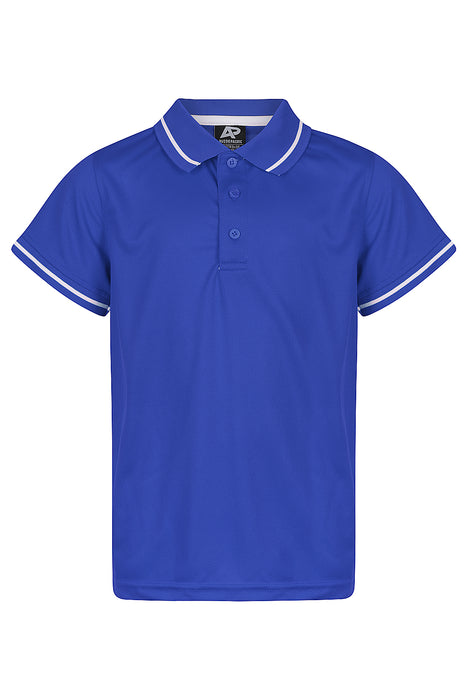 COTTESLOE KIDS POLOS - ROYAL/WHITE