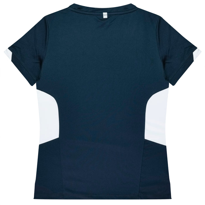 TASMAN LADY TEES - NAVY/WHITE