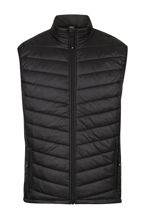 SNOWY MENS VESTS - BLACK