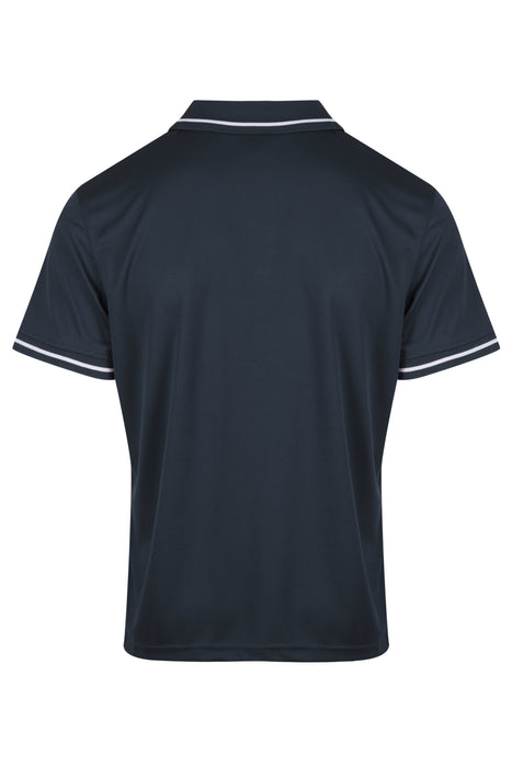 COTTESLOE MENS POLOS - NAVY/WHITE