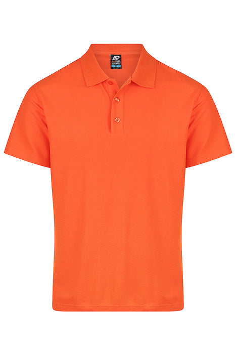 HUNTER MENS POLOS - ORANGE