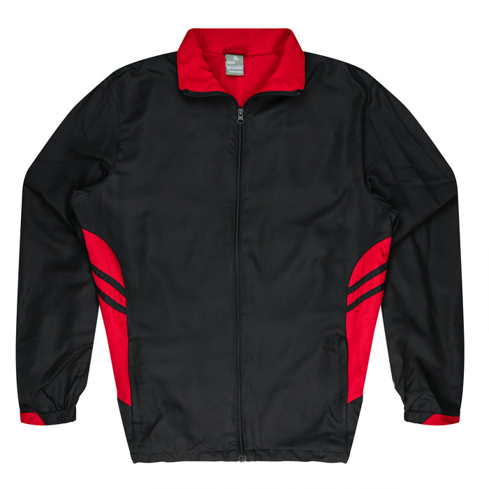 TASMAN MENS TRACKTOPS - BLACK/RED