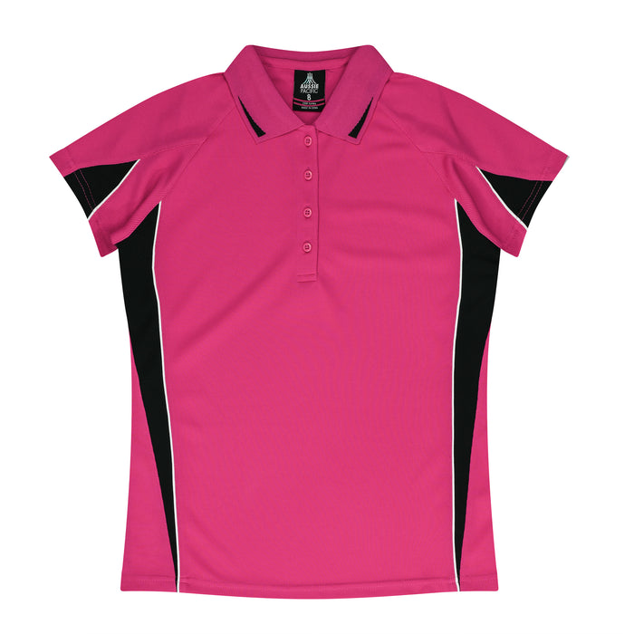 EUREKA LADY POLOS - PINK/BLACK