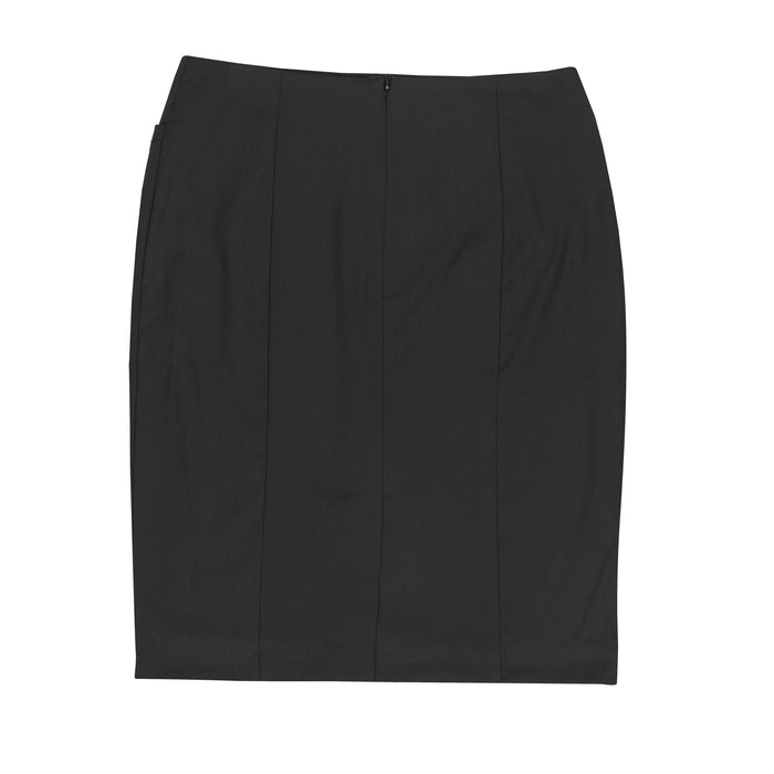 KNEE LENGTH SKIRT LADY SKIRTS - CHARCOAL