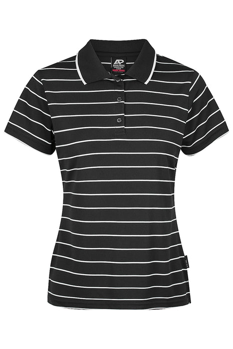 VAUCLUSE LADY POLOS - BLACK/WHITE