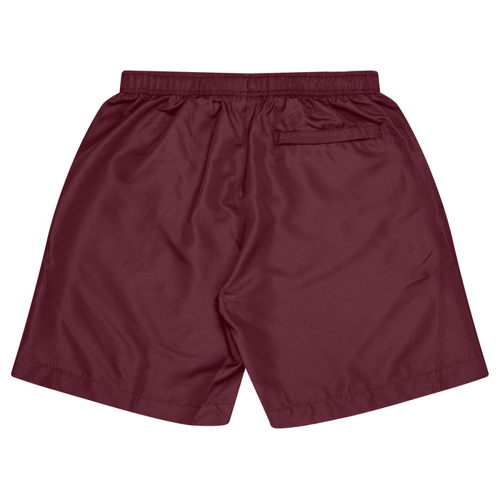 PONGEE SHORT KIDS SHORTS - MAROON