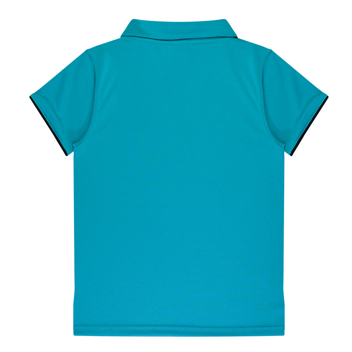 YARRA LADY POLOS - TEAL/BLACK