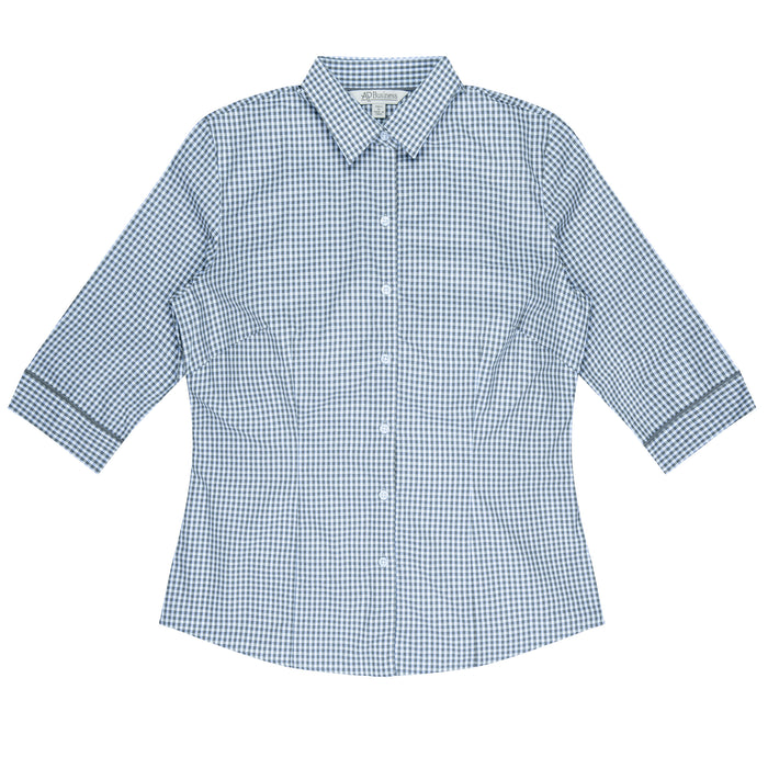 EPSOM LADY SHIRT 3/4 SLEEVE - SLATE