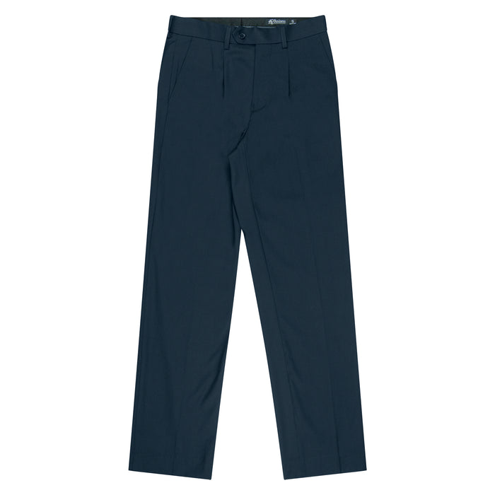 PLEATED PANT MENS PANTS - NAVY