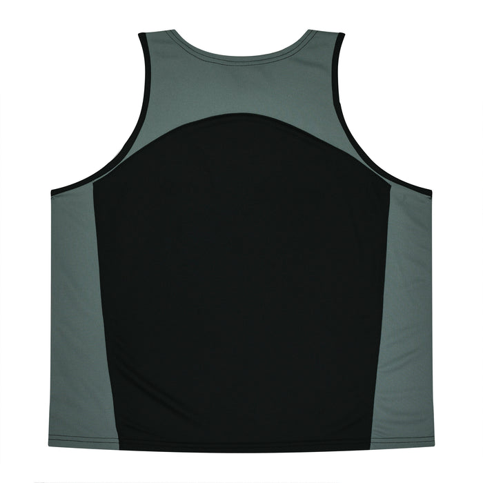 PREMIER MENS SINGLETS - BLACK/ASHE