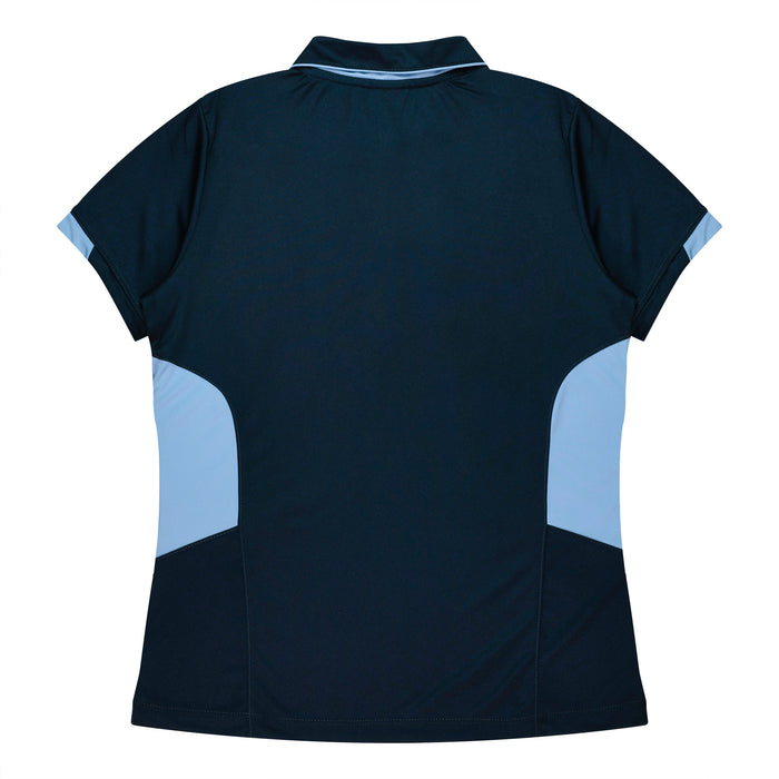 TASMAN LADY POLOS - NAVY/SKY