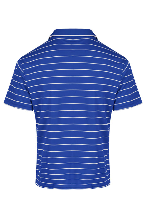 VAUCLUSE MENS POLOS - ROYAL/WHITE