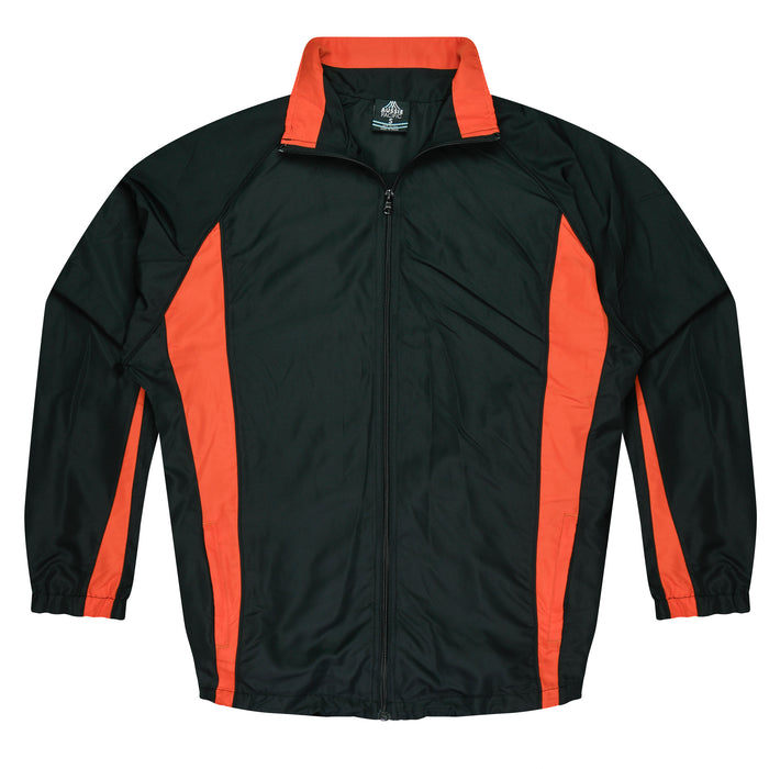 EUREKA MENS TRACKTOPS - BLACK/ORANGE