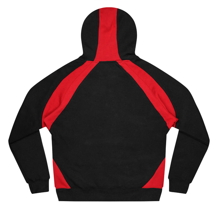 HUXLEY MENS HOODIES - BLACK/RED/WHITE