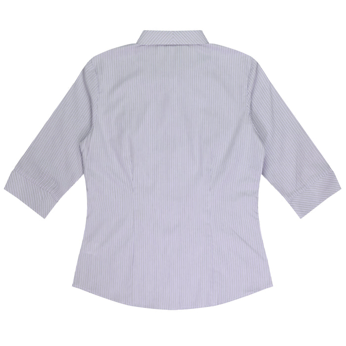 BAYVIEW LADY SHIRT 3/4 SLEEVE - WHITE/PINK