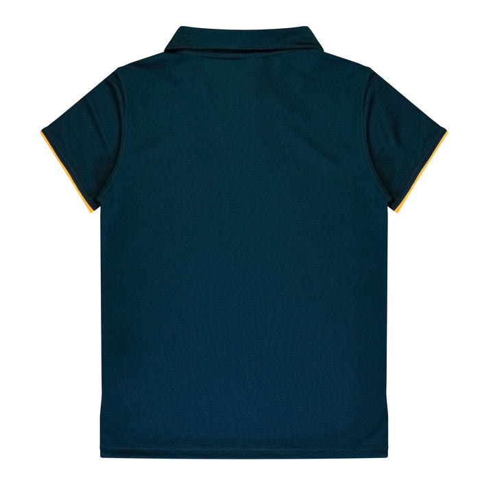 YARRA LADY POLOS - NAVY/GOLD