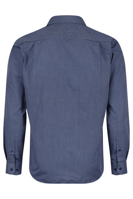 BELAIR MENS SHIRT LONG SLEEVE - NAVY