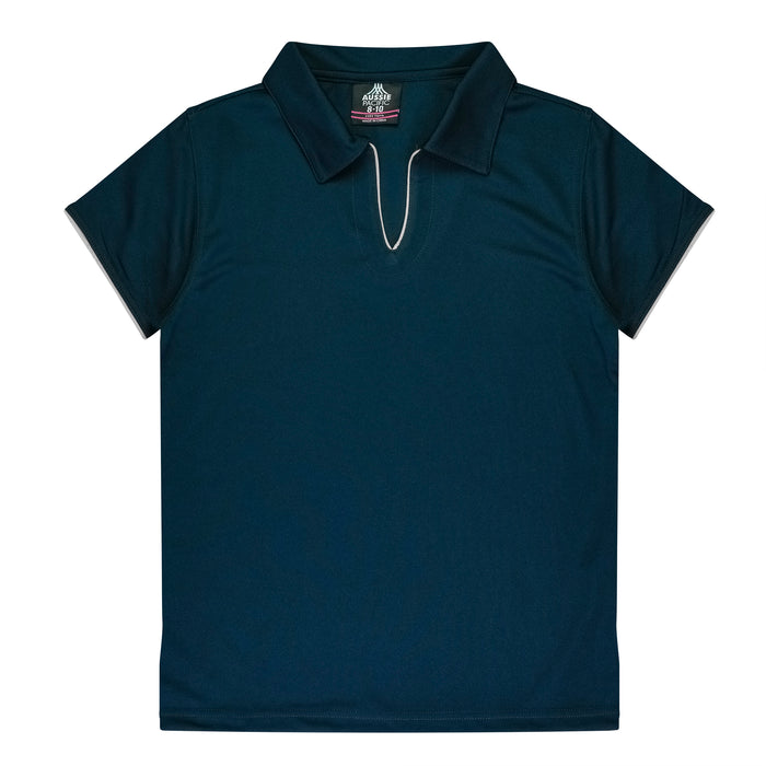 YARRA LADY POLOS - NAVY/WHITE