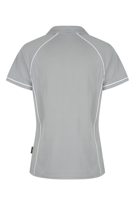 ENDEAVOUR LADY POLOS - SILVER/WHITE