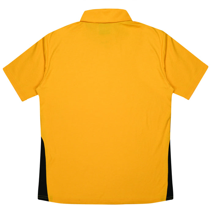 PATERSON KIDS POLOS - GOLD/BLACK