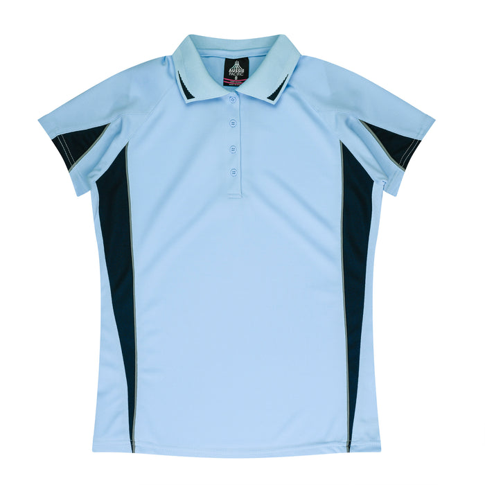 EUREKA LADY POLOS - SKY/NAVY