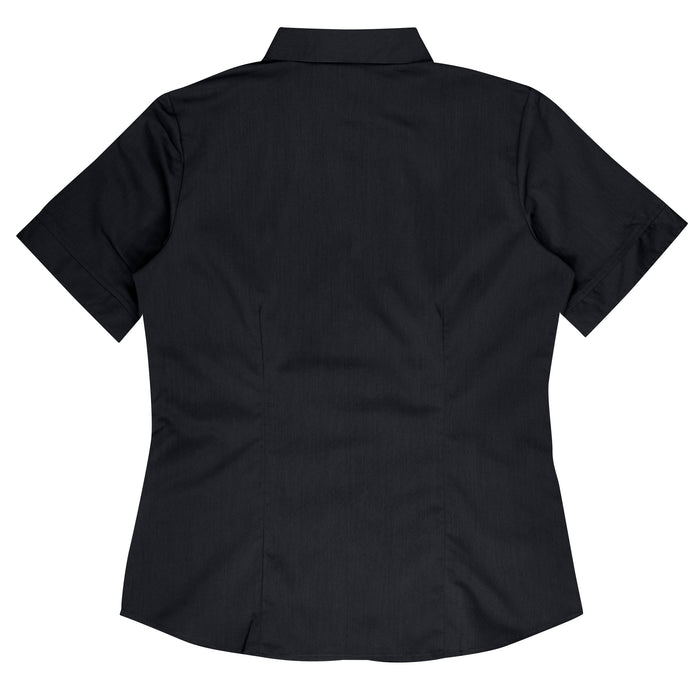 MOSMAN LADY SHIRT SHORT SLEEVE - BLACK