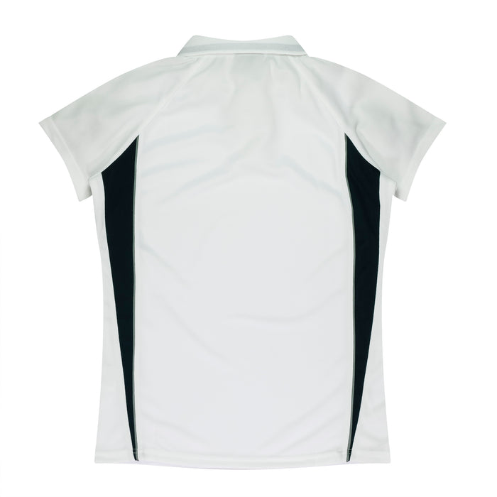 EUREKA LADY POLOS - WHITE/BLACK