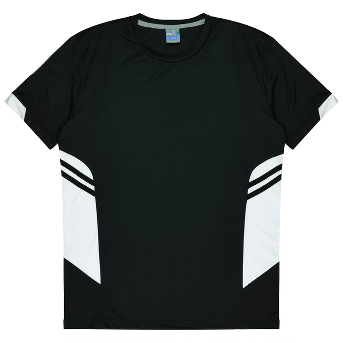 TASMAN MENS TEES - BLACK/WHITE