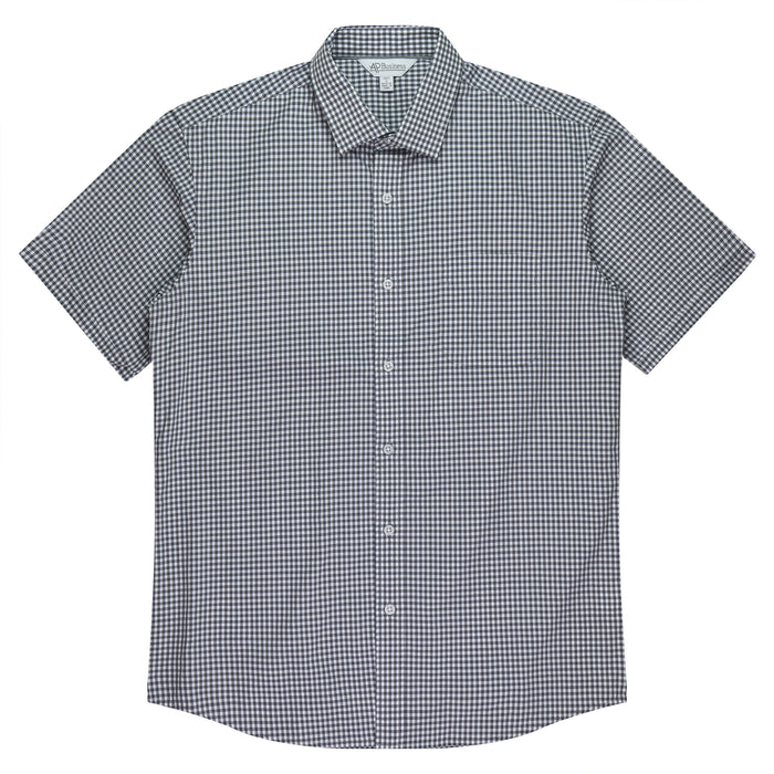 EPSOM MENS SHIRT SHORT SLEEVE - SLATE