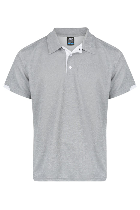 MORRIS MENS POLOS - BLACK/WHITE