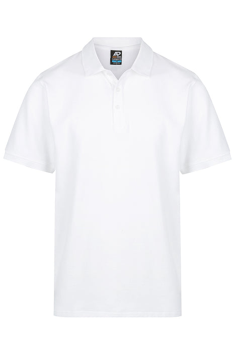 CLAREMONT MENS POLOS - WHITE