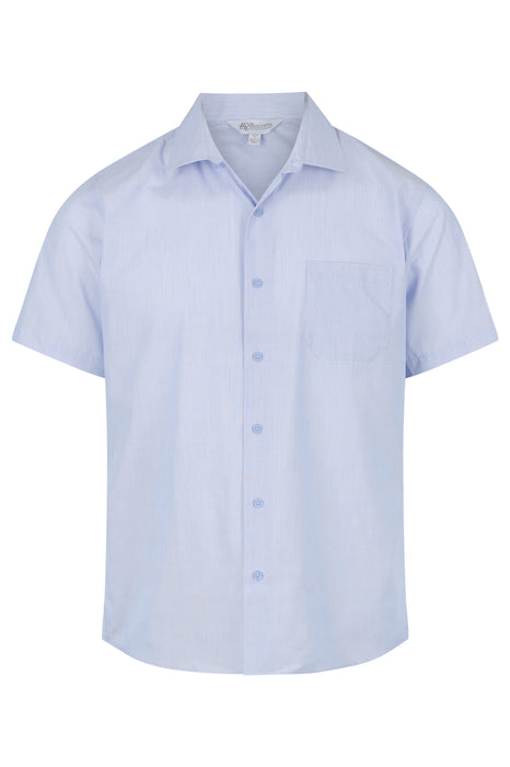 BELAIR MENS SHIRT SHORT SLEEVE - SKY