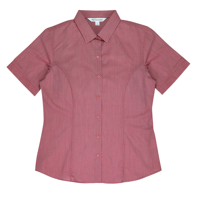 BELAIR LADY SHIRT SHORT SLEEVE - RED