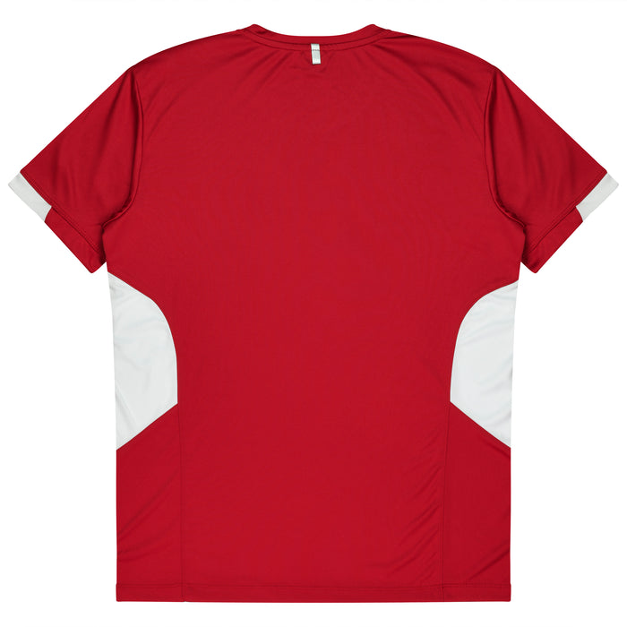 TASMAN MENS TEES - RED/WHITE