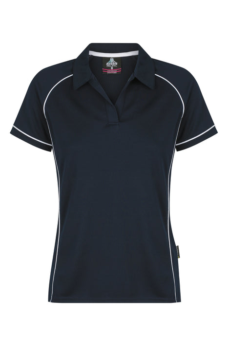 ENDEAVOUR LADY POLOS - NAVY/WHITE