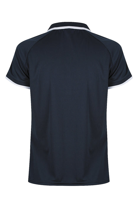 DOUBLE BAY LADY POLOS - NAVY/WHITE