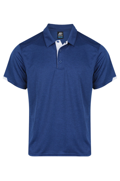 MORRIS MENS POLOS - NAVY/WHITE