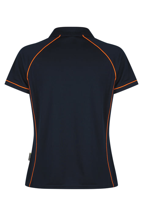 ENDEAVOUR LADY POLOS - NAVY/ORANGE