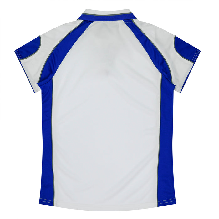 MURRAY LADY POLOS - WHITE/ROYAL