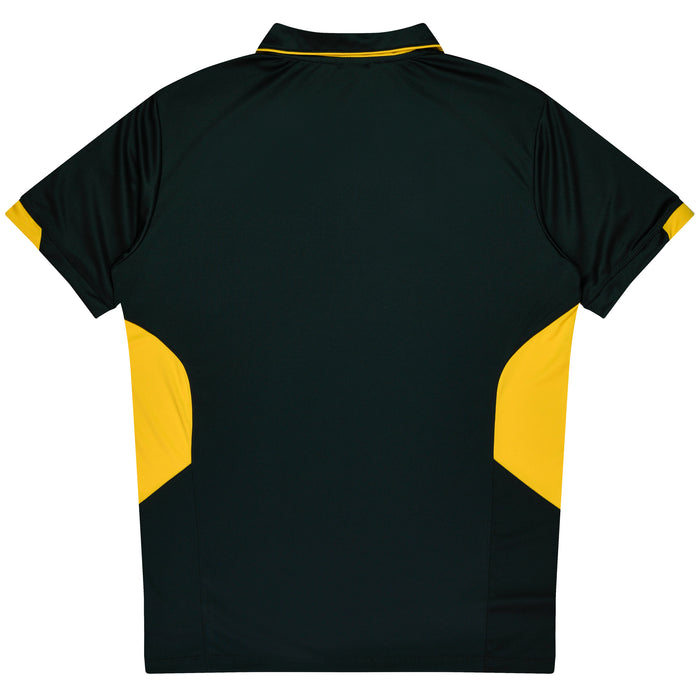 TASMAN KIDS POLOS - BLACK/GOLD