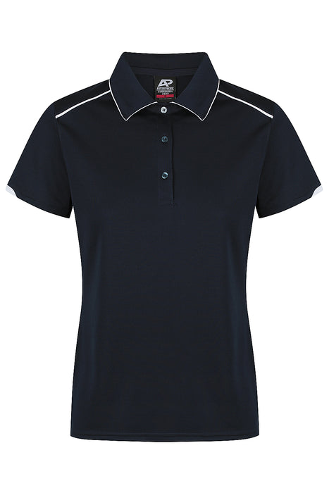 CURRUMBIN LADY POLOS - NAVY/WHITE